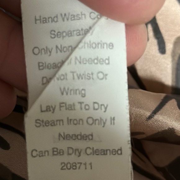 Cabi #104 Pink Brown Silk Sleeveless Top Medium - Picture 6 of 6